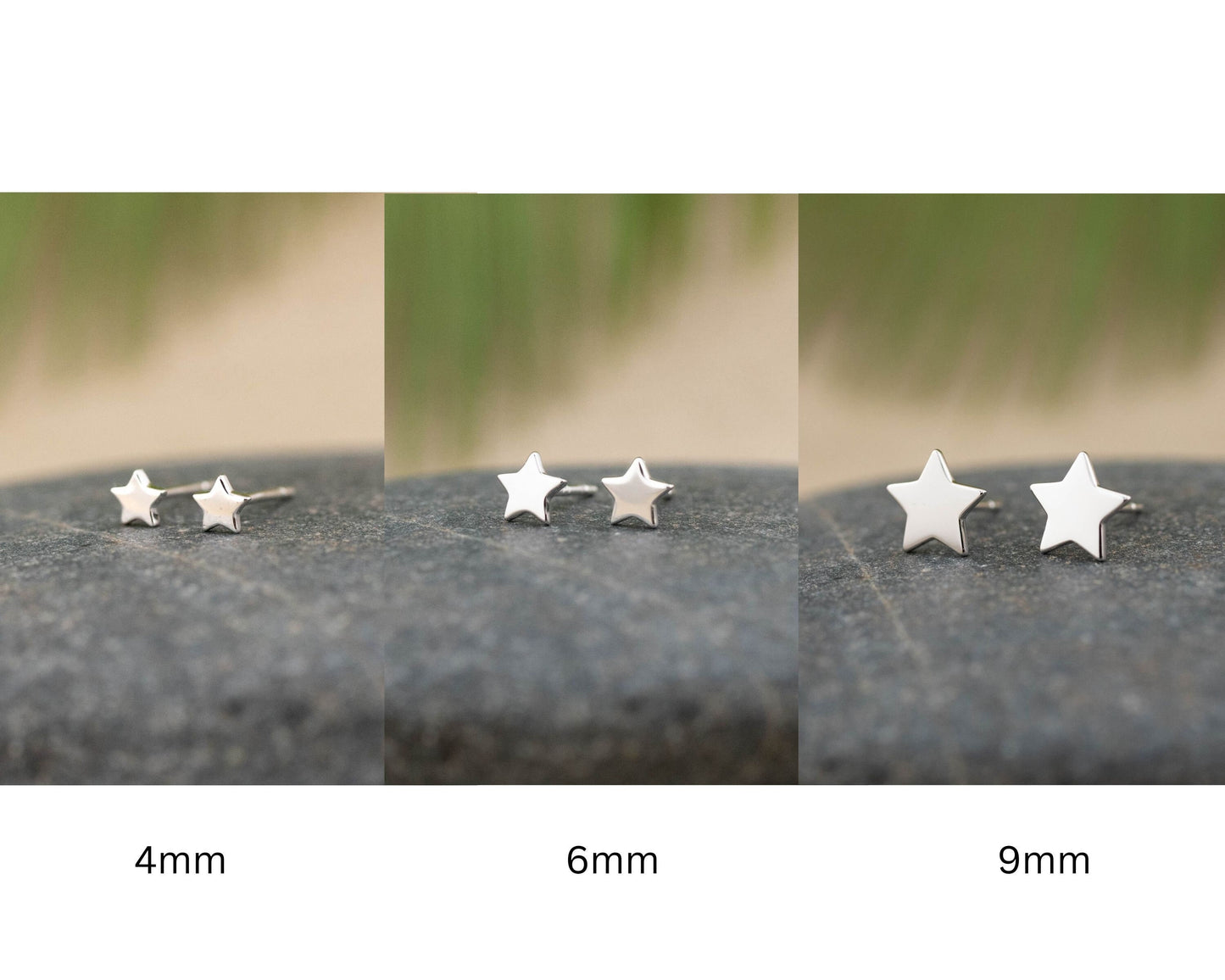 Everyday star stud earrings set