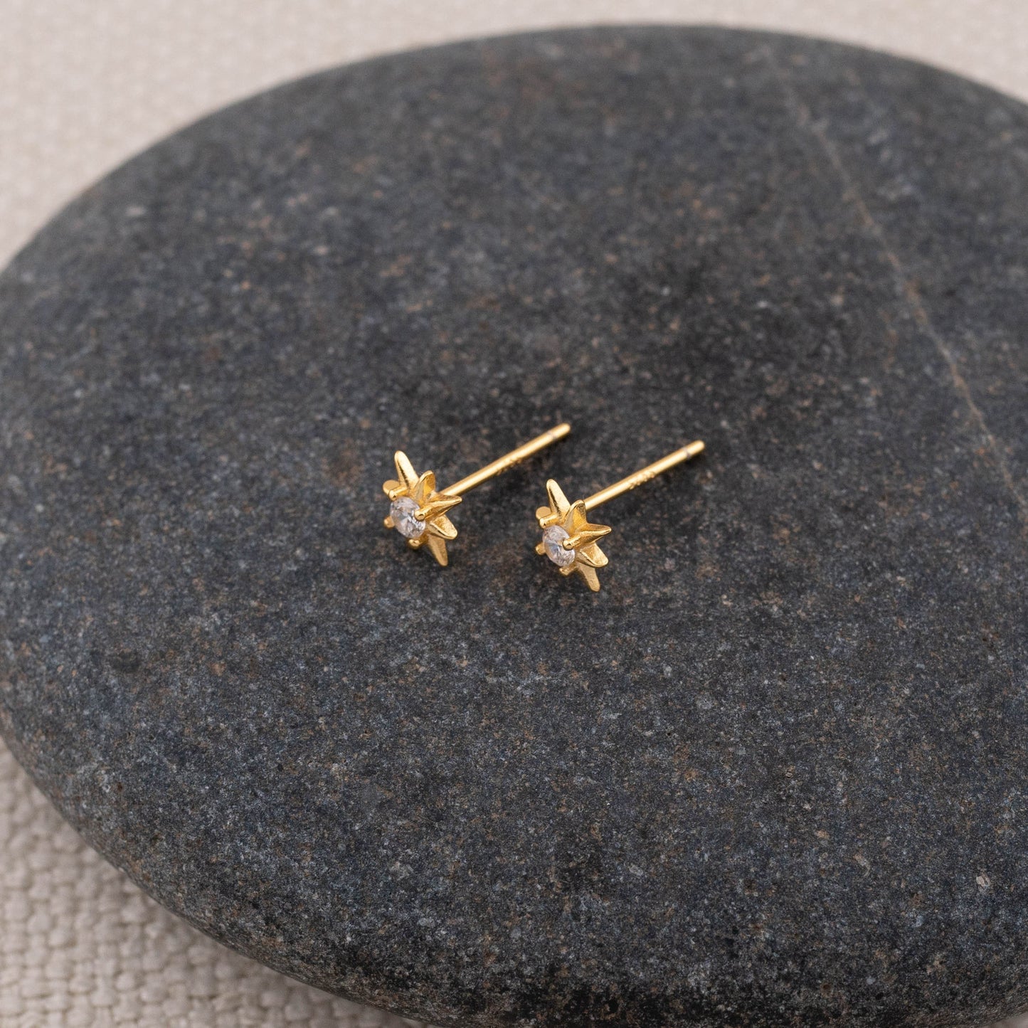 Celestial small tiny earrings stud