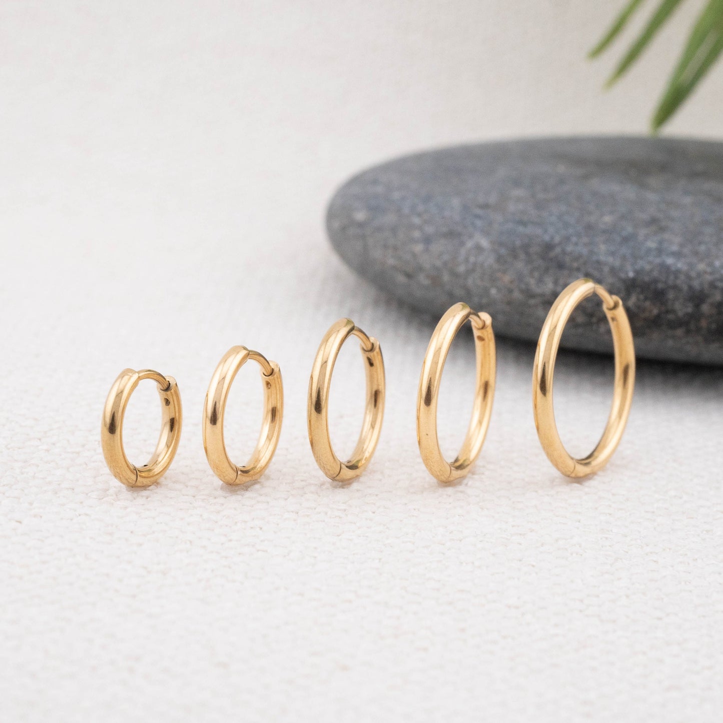 3 pairs silver hoop set for multiple piercings
