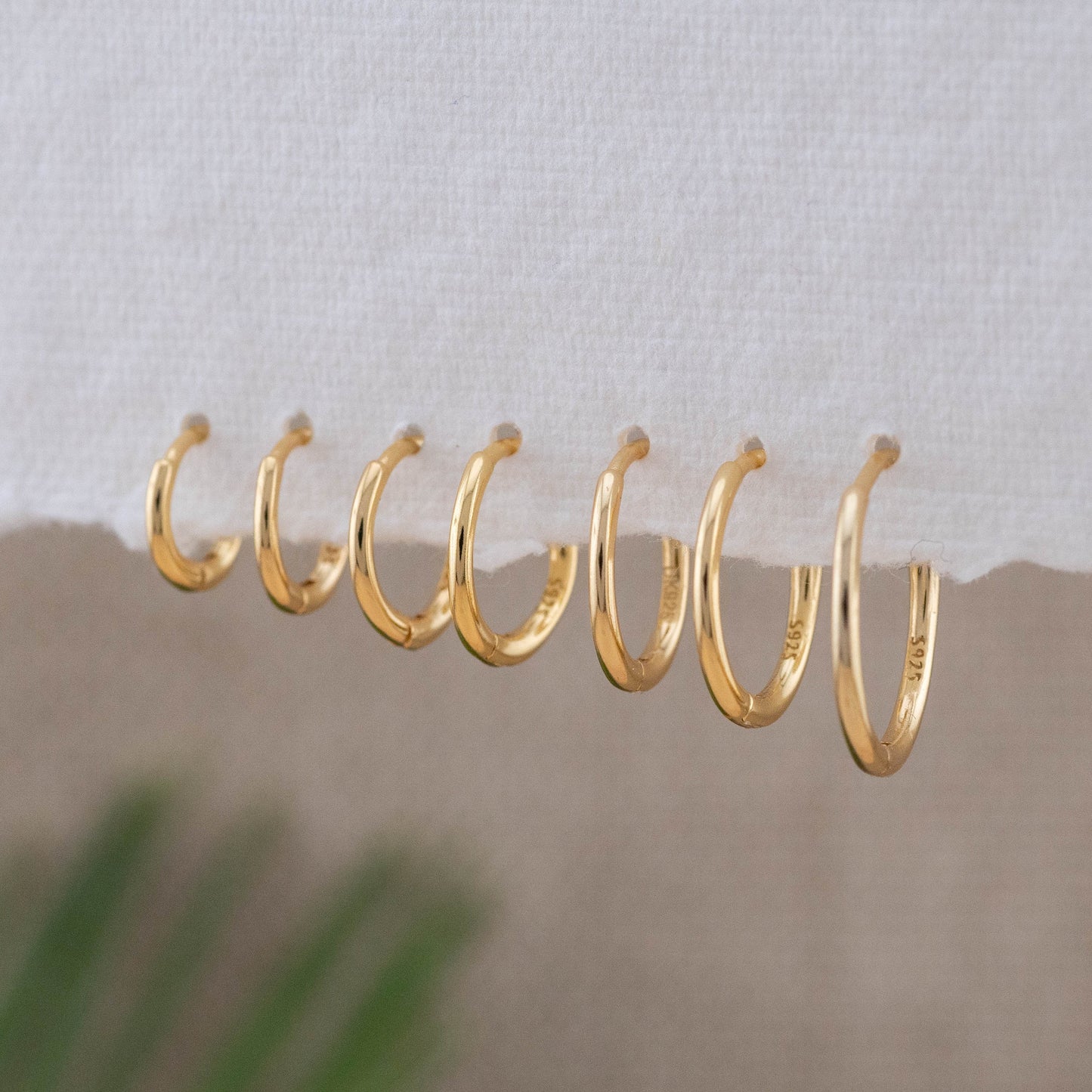 Tiny hoop set 2 or 3 pairs