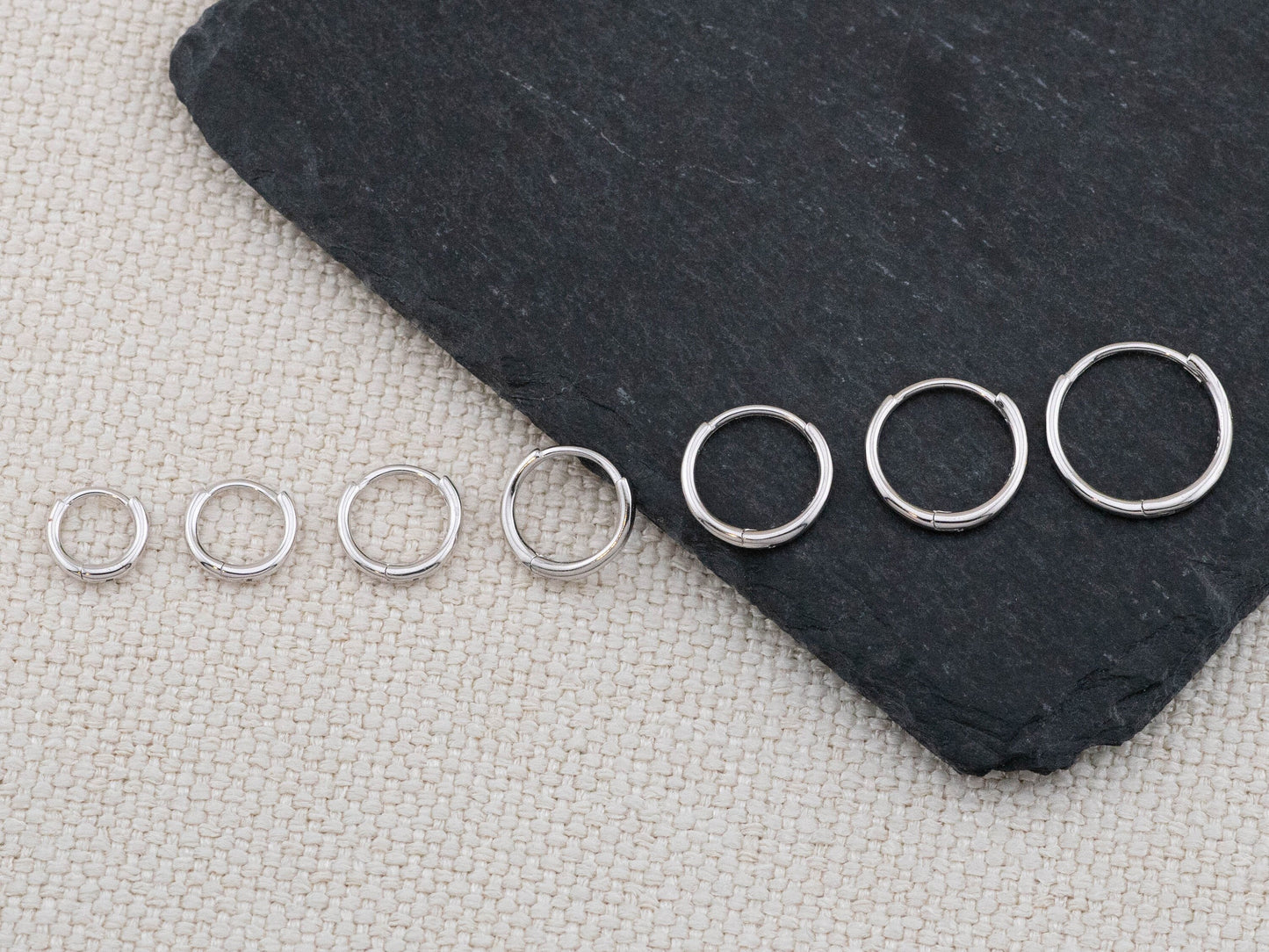Tiny hoop set 2 or 3 pairs
