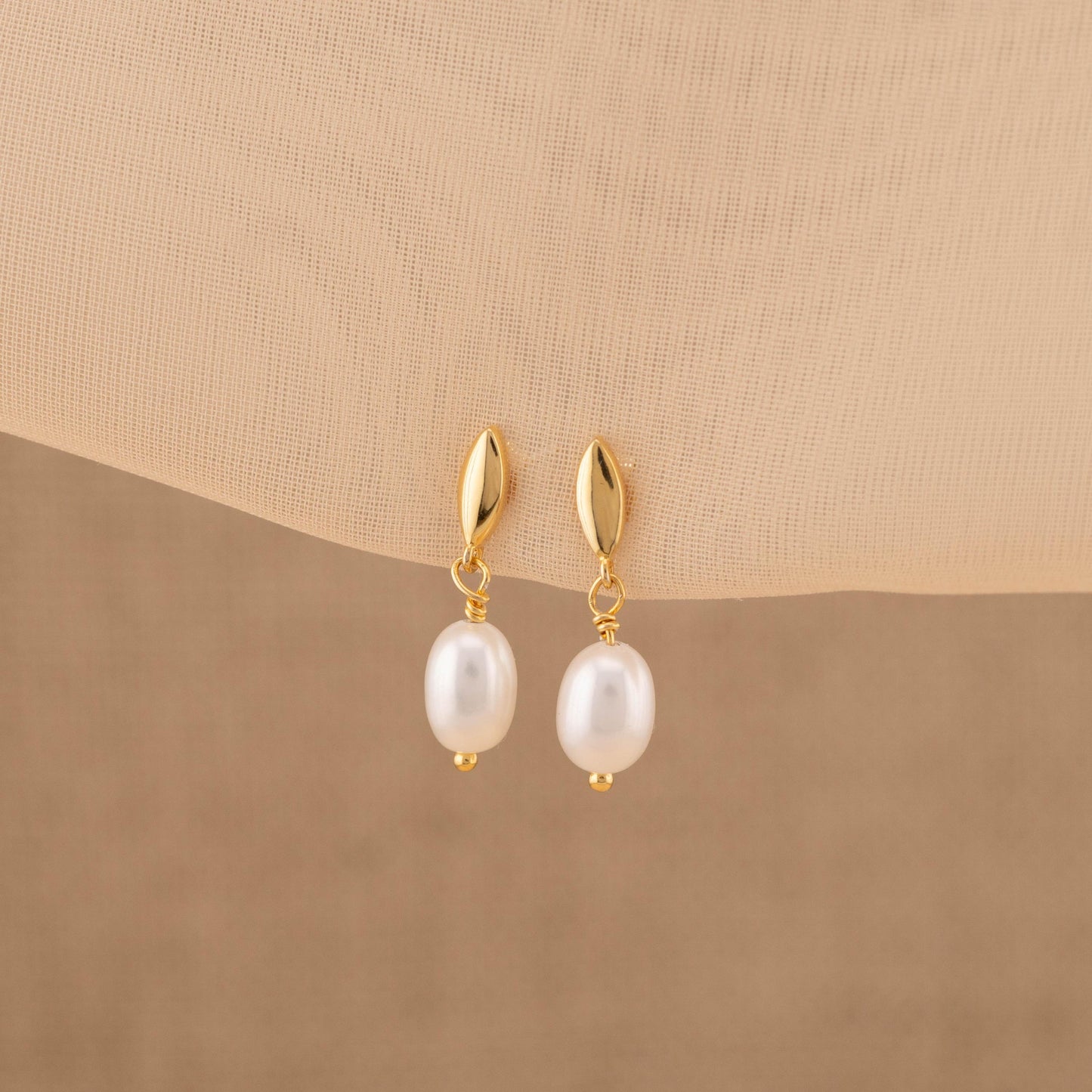 Pearl lovers drop pearl earring gift set